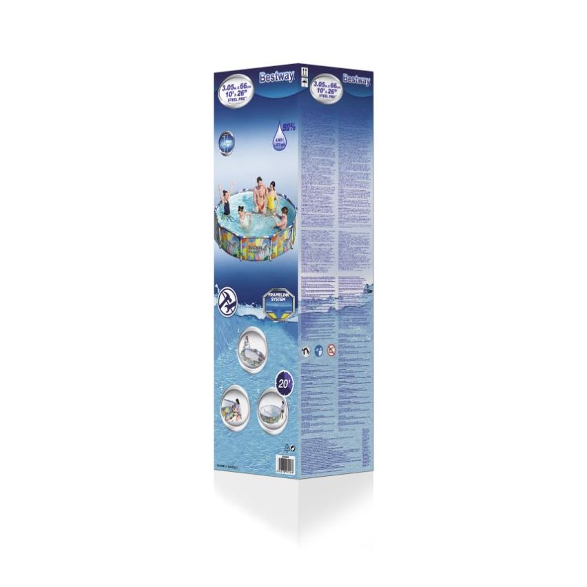 Bestway Pool Steelpro Safari 305x66cm