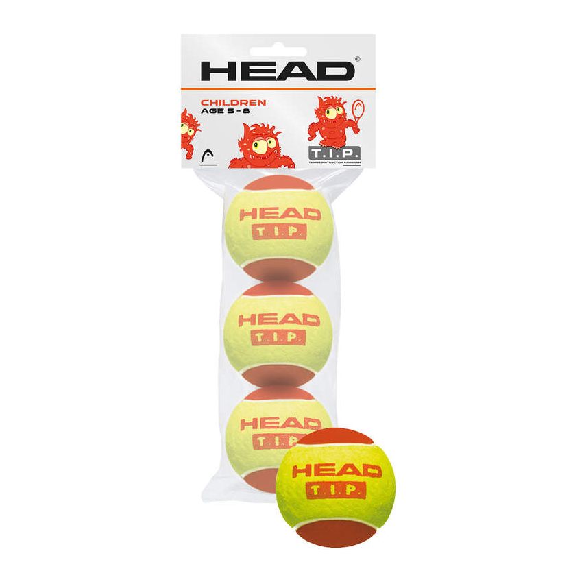 Head TIP Red - Pack of 3 Tennis  balls