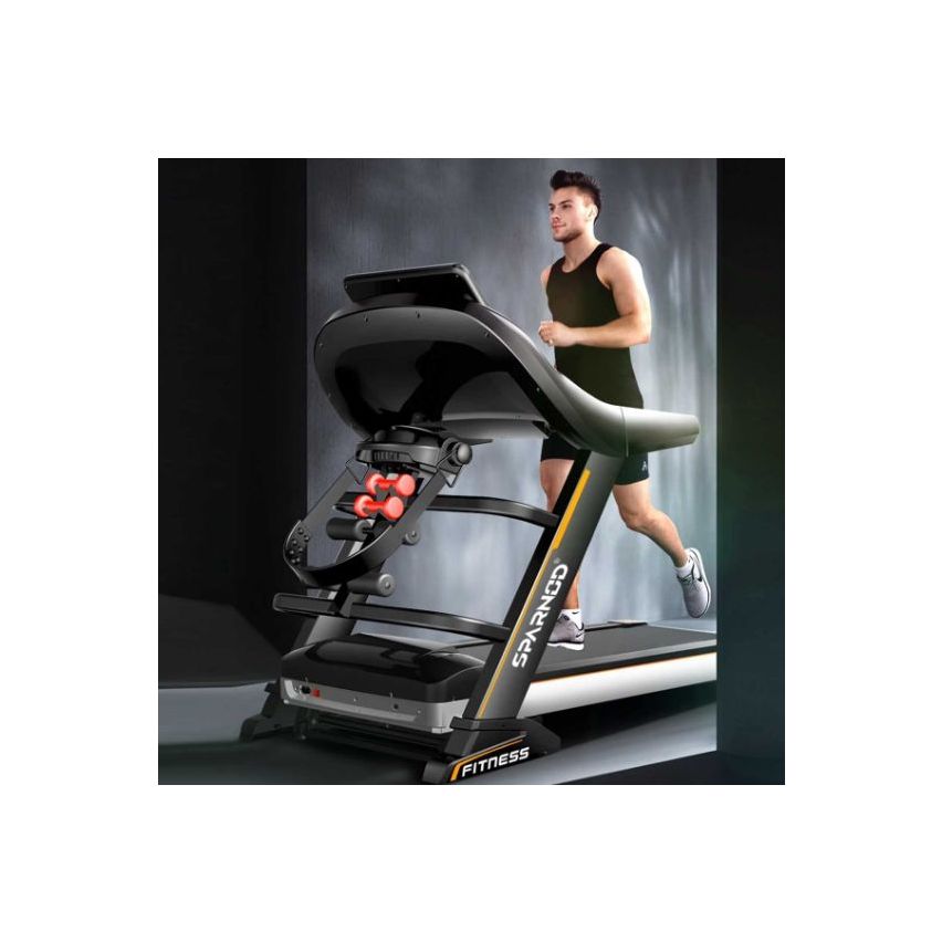 Sparnod Fitness STH-6010 (3 Hp Dc Motor) 15 Grade Electric Ascension Treadmill