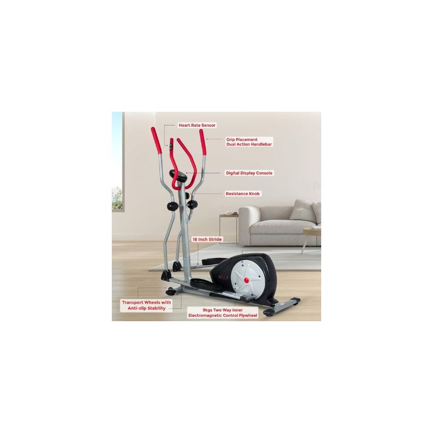 Sparnod Fitness SET-43 Sturdy Design Cardio Elliptical Trainer Home Use