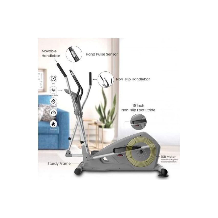 Sparnod Fitness SET-45 Semi Commercial Cardio Elliptical Trainer