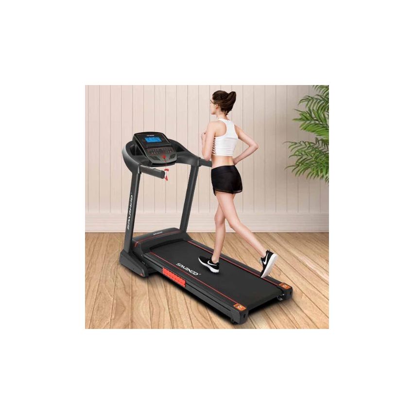 Sparnod Fitness (3 Hp Ac Motor) Hydraulic Lift & Lowering Assist Treadmill