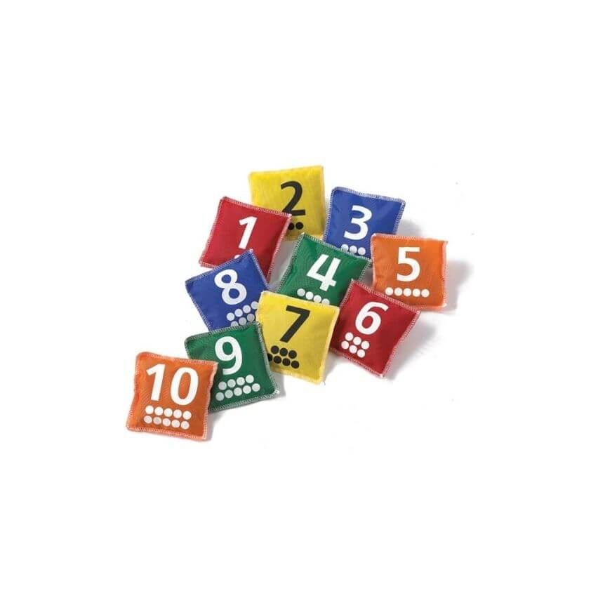 Dawson Sports Numbered Bean Bags (Set of 10)