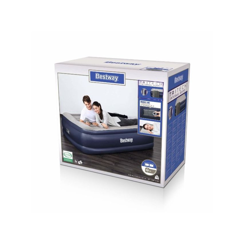 Bestway Airbed Queen B.i Ac Pump 203x152x56cm