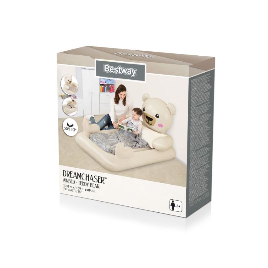 Bestway Airbed Teddy Bear 188x109x89cm