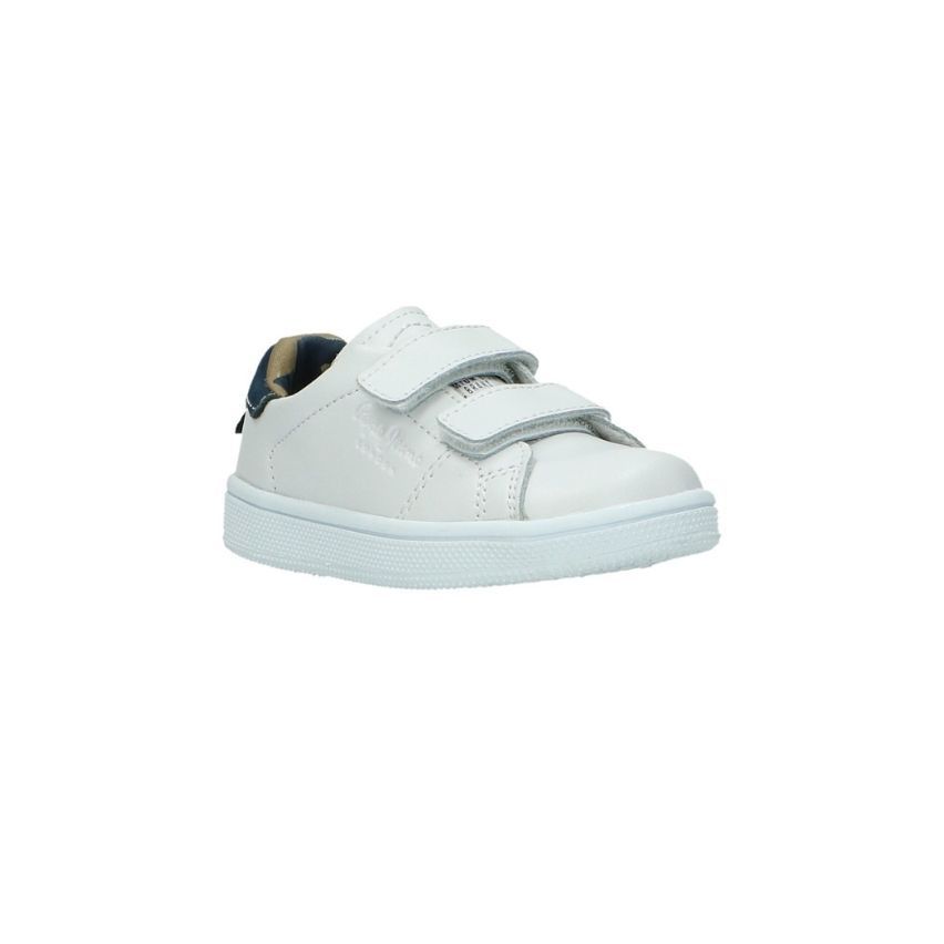 Pepe Jeans Kids Murray Velcro White Sneakers -Boys