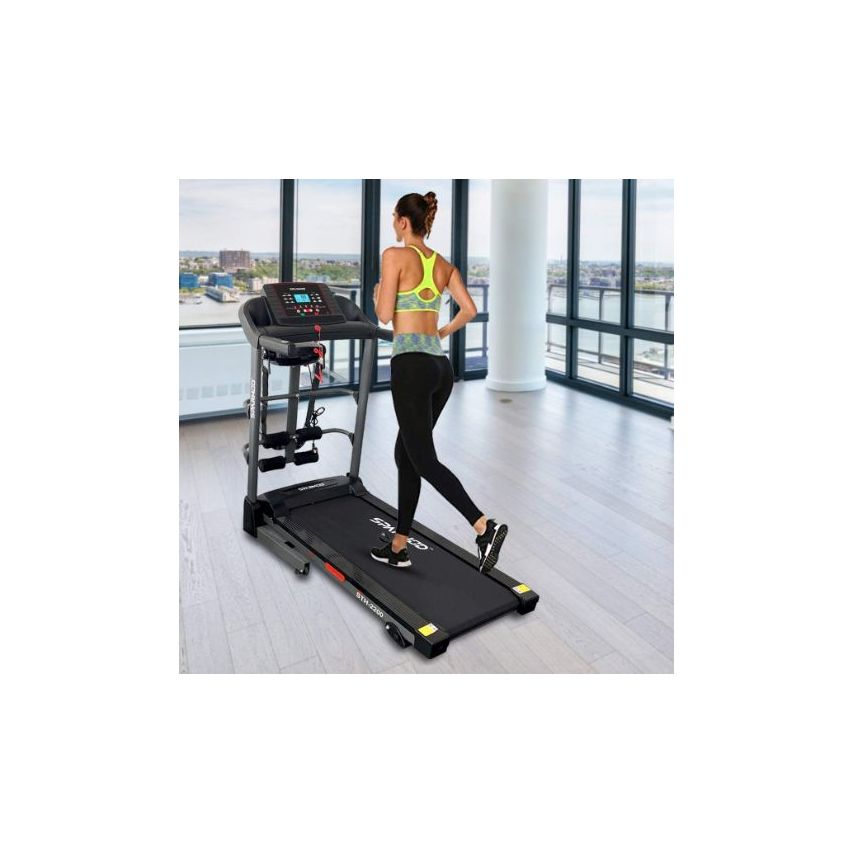 Sparnod Fitness (2 Hp Dc Motor) LCD Display With Massager Treadmill