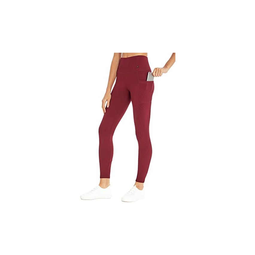 Marika Women's Ivanna Rib Ankle Legging -Heather Rose