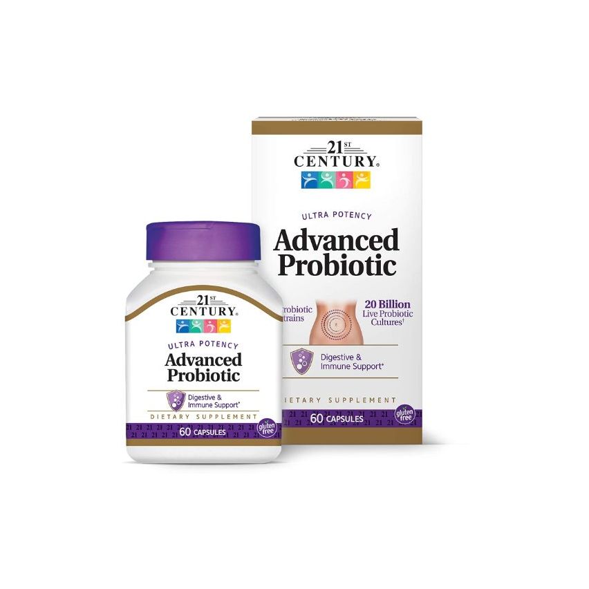 21st Century Advanced Probiotics 60 Capsules