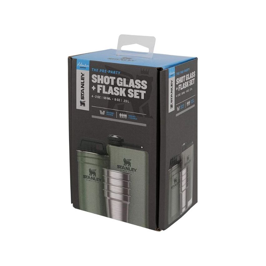 Stanley Adventure Pre Party Shot Glass Flask Set