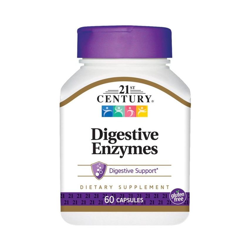 21st Century Digestive Enzymes 60 Capsules