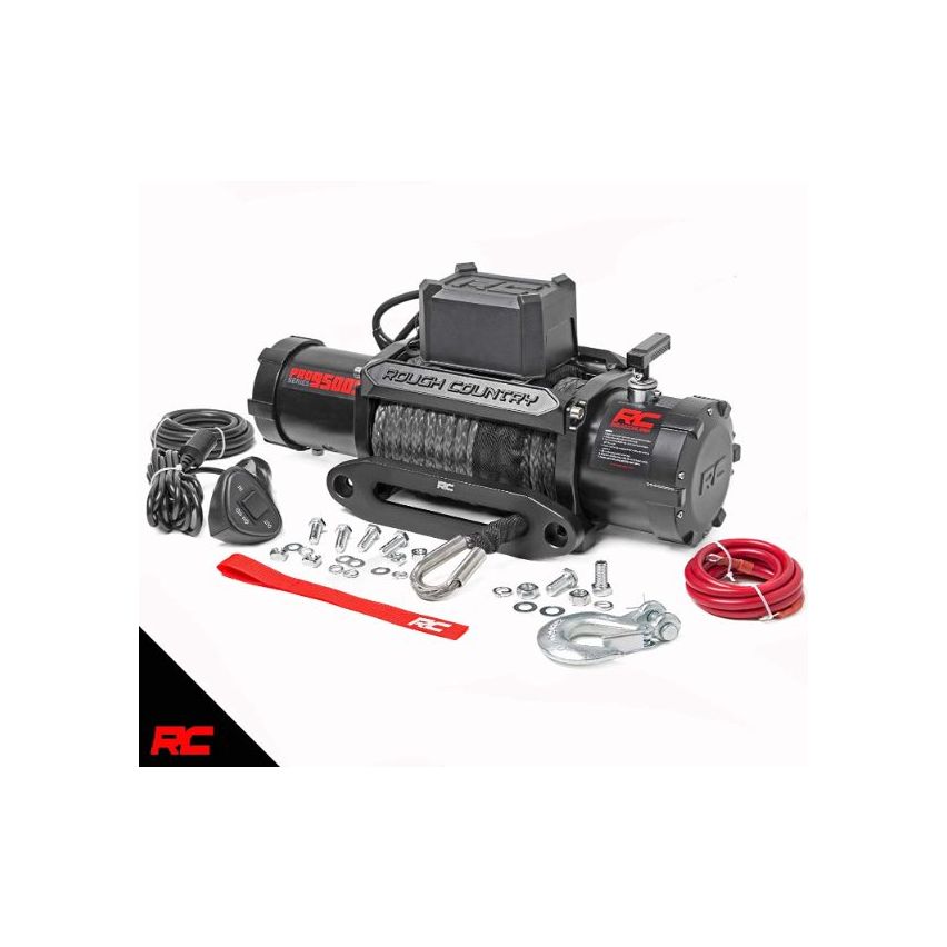 Rough Country 12000 lb Pro Series Winch Synthetic Rope