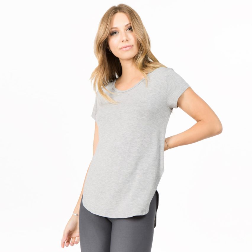 Judson & Co  Women's Slashed Back Active T-Shirt