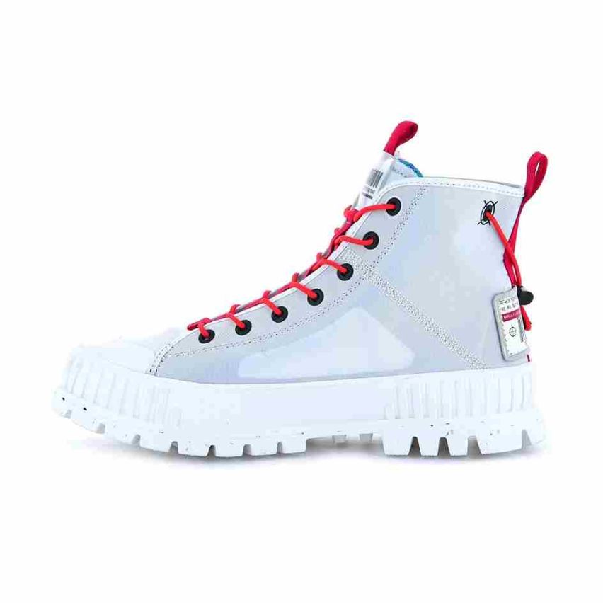 Palladium Pallashock Mid Tte Star White Shoes