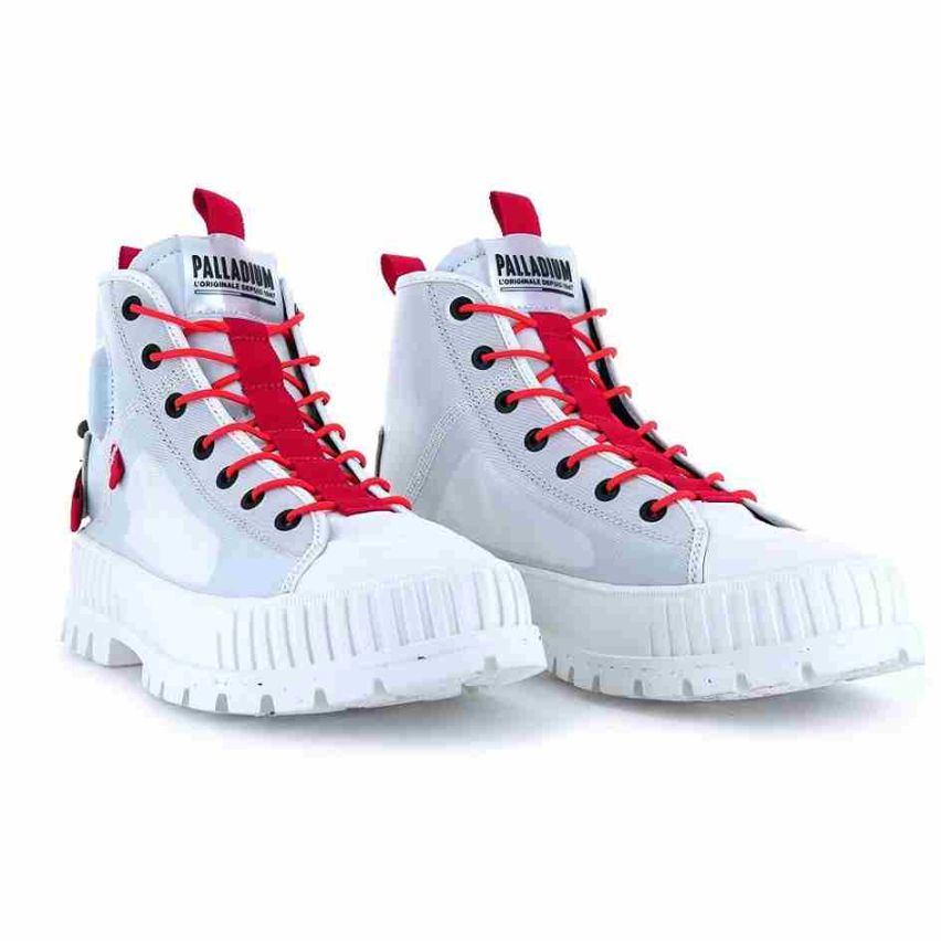 Palladium Pallashock Mid Tte Star White Shoes