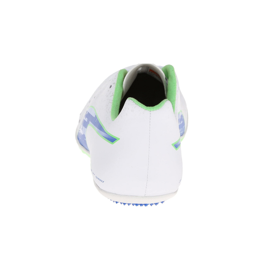 Puma Men's TFX Sprint V5 Shoe, White, Blue, Fluorescent Green 