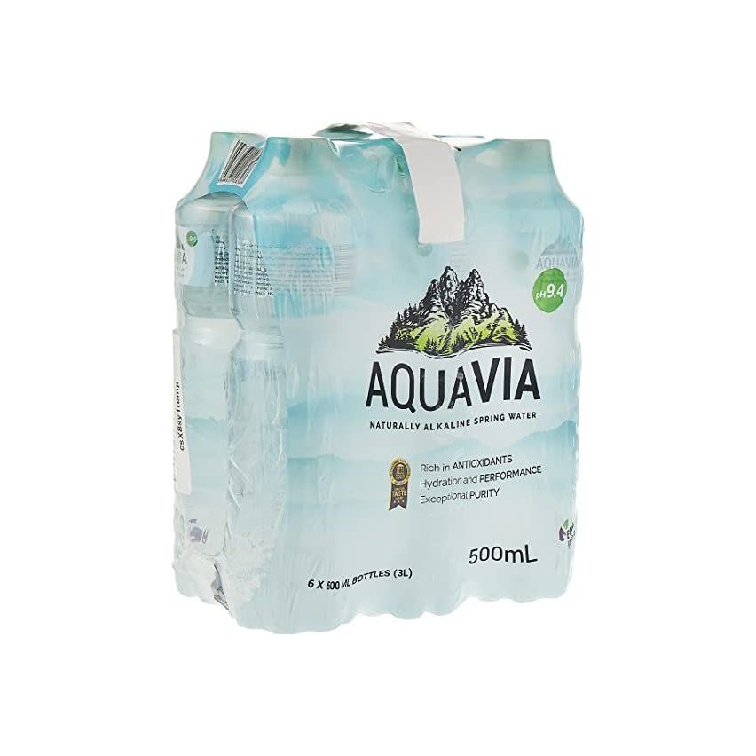 Aquavia Naturally Alkaline Spring Water 500 ml