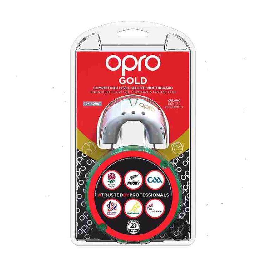 Opro Mouthguard Self- Fit Gen4 Full Pack Gold Adult