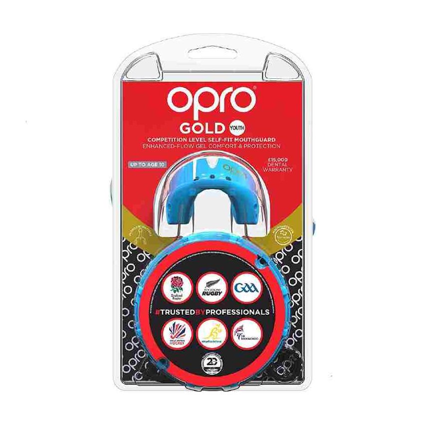 Opro Mouthguard Self- Fit Gen4 Full Pack Gold Adult