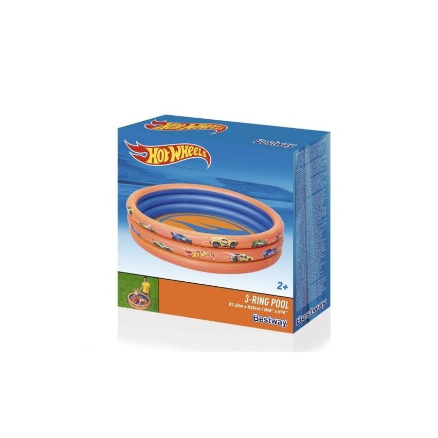 Bestway Hot Wheels Pool 3-ring 122x25 cm