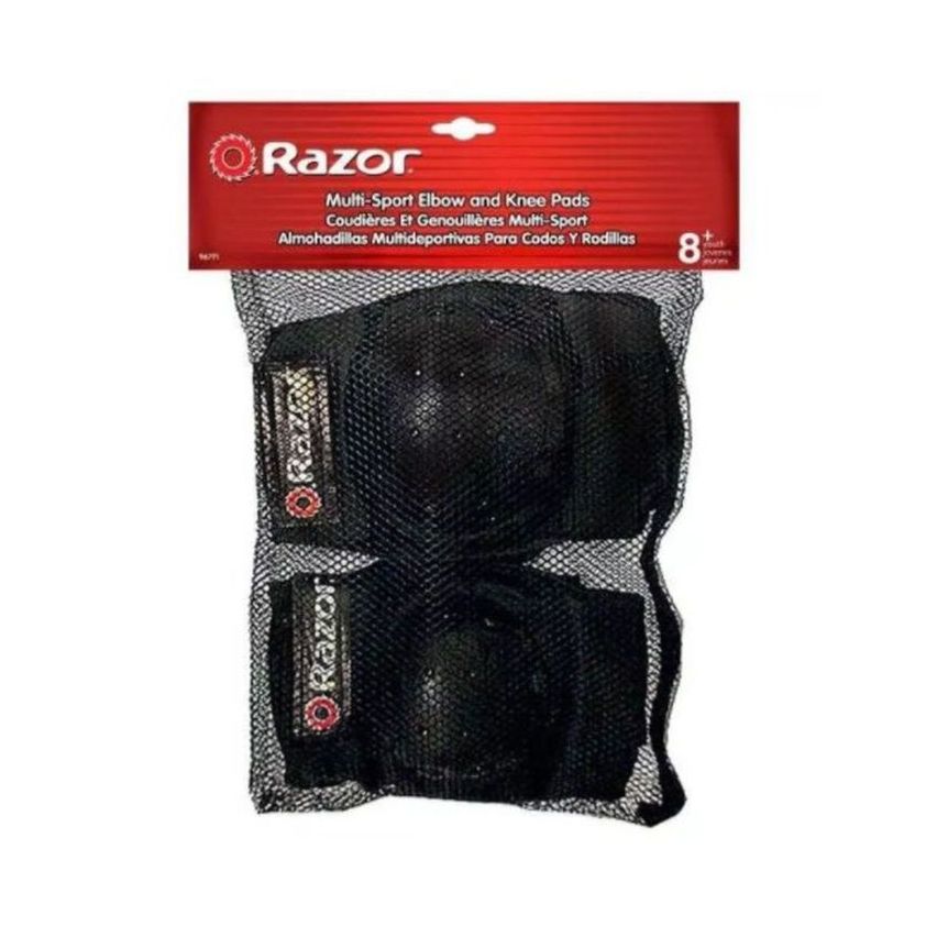 Razor Child Elbow & Knee Pads Black