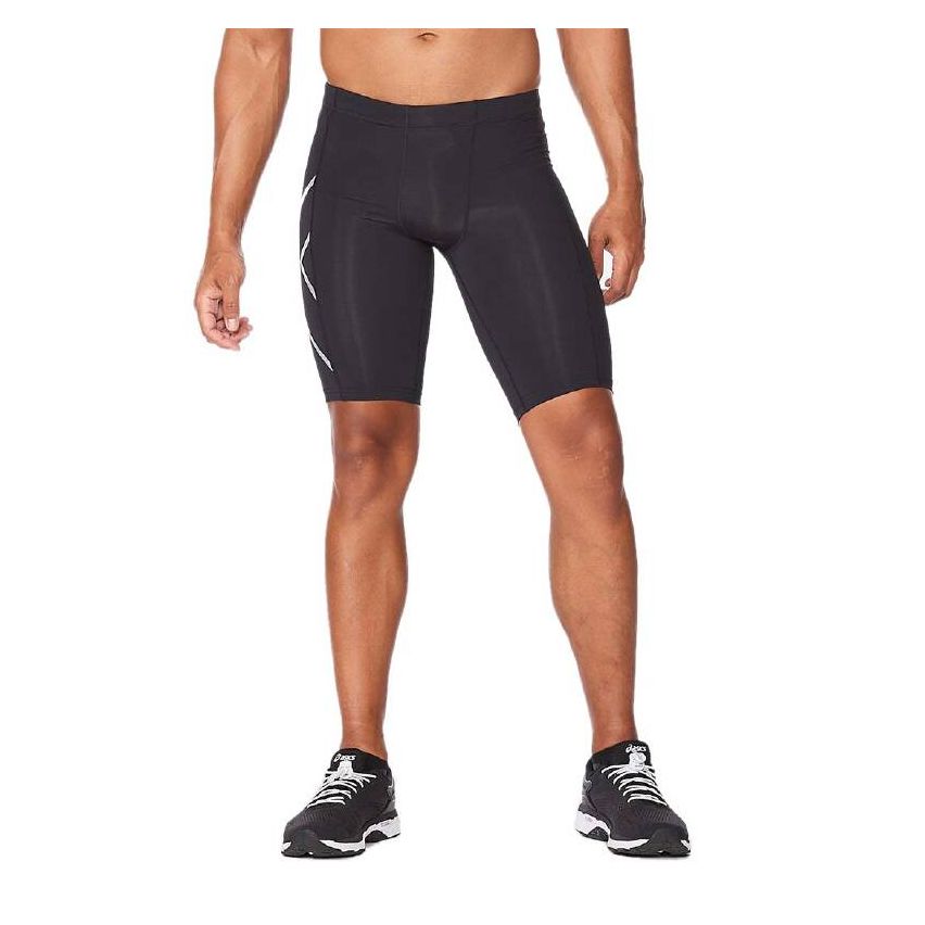 2XU Men's Core Compression Shorts-BLK/SIL