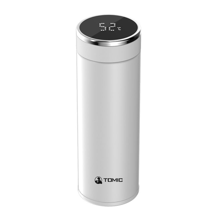 Tomic Stainless Steel Insulated Thermal Smart Water Bottle Show Water Temperature