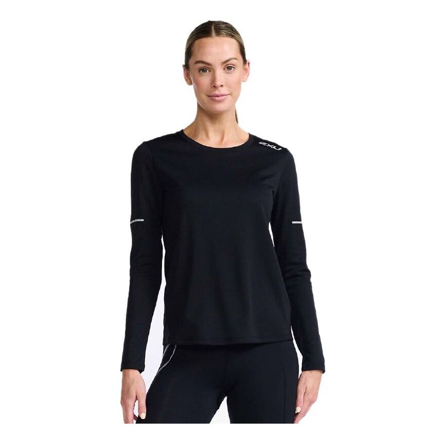 2XU Women's Aero Long Sleeve  T-Shirt-Black 