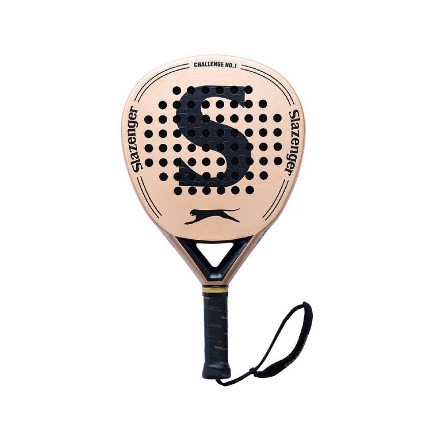 Slazenger Padel Racket Challenge No 1 Drop 18K Karbon - Roy Gold