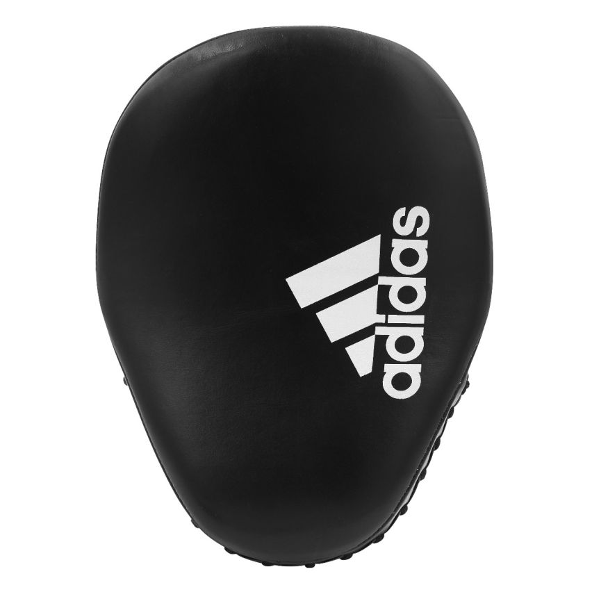 Adidas Hybrid Curved Punch Mitts - Black/White/Silver 26x17x8cm