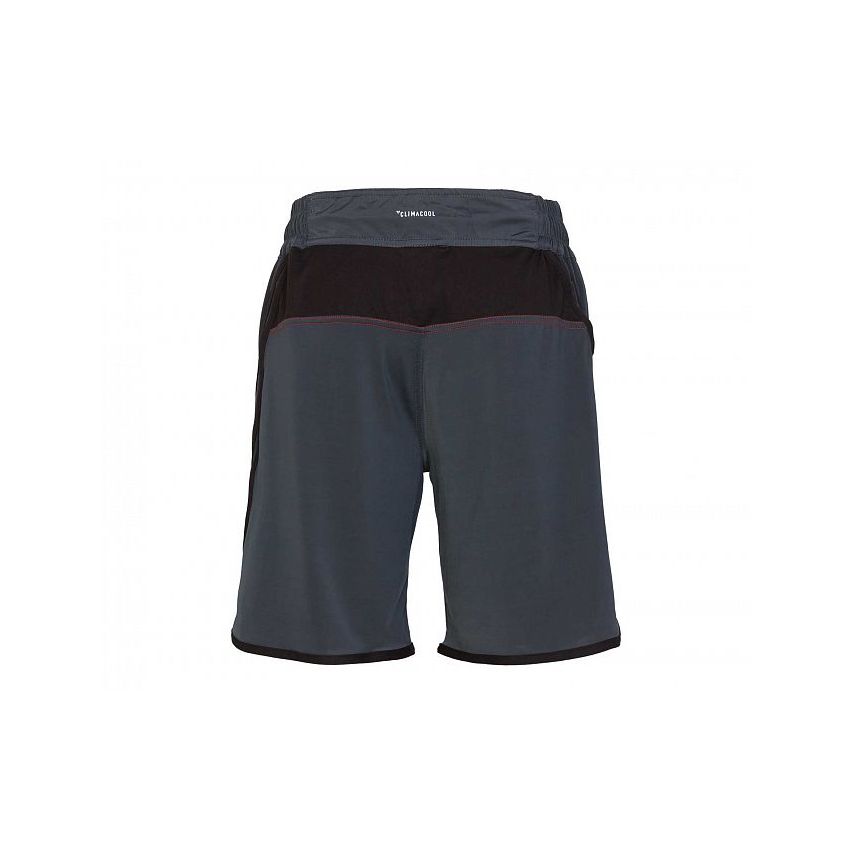 Adidas Men's MMA BJJ Short - Dark Grey/Red