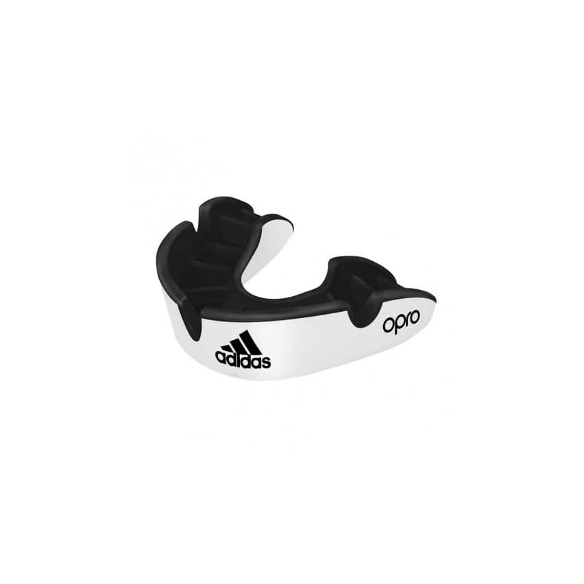 Adidas Mouth Guard Opro Silver Gen4 - White/Black Senior