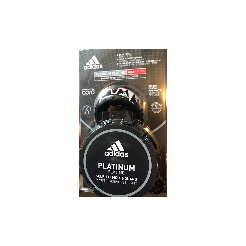 Adidas Mouth Guard Platinum Gen4 - Red/Black/White Senior