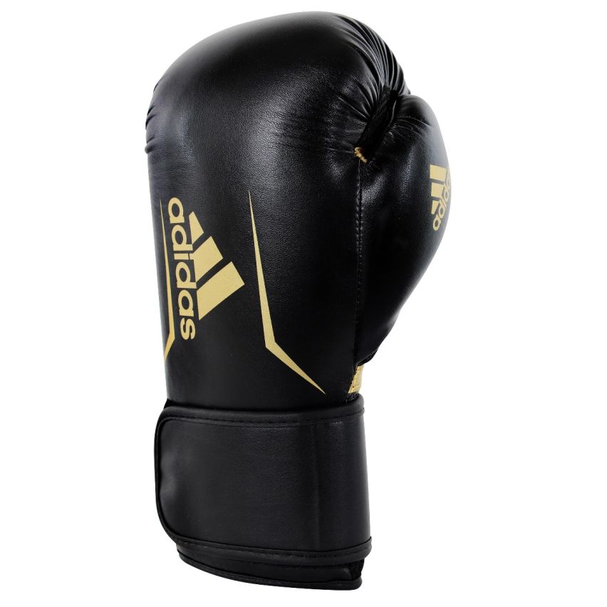 Adidas Speed 100 Boxing Gloves - Black/Gold