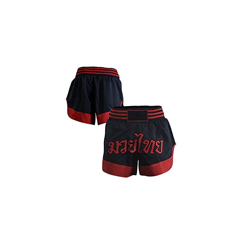 Adidas Men's Thai Boxing Short - Solar Red/Core Black