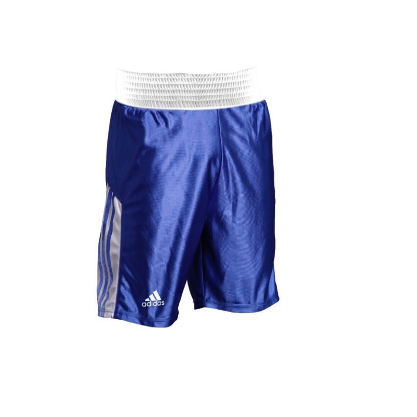 Adidas Men's Amateur Boxing Shorts - Blue/White