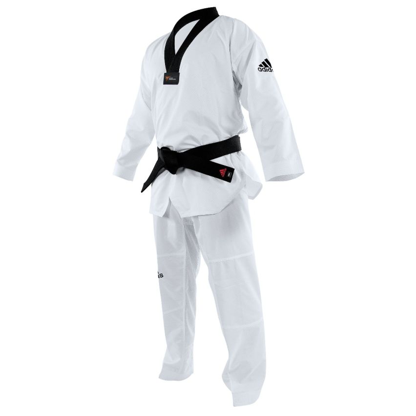 Adidas Adi Contest Taekwondo Uniform - White/Black