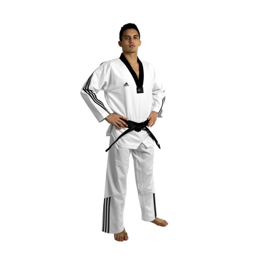 Adidas Adi Flex II 3 Taekwondo Uniform - White/Black