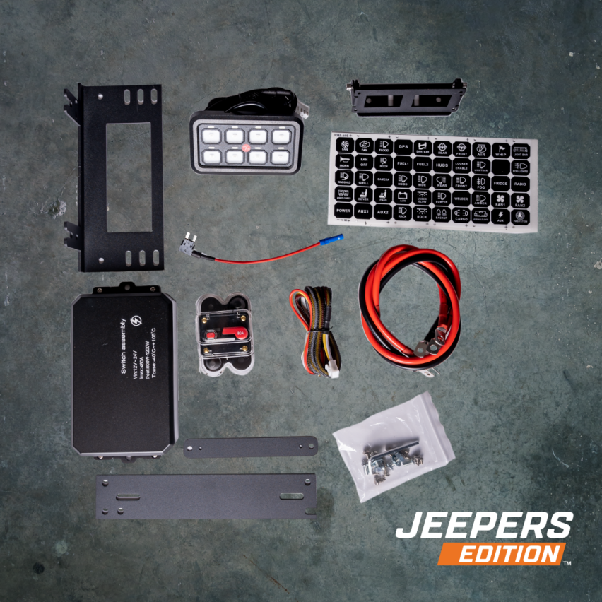 Jeepers Switch Assembly With Fuse Box