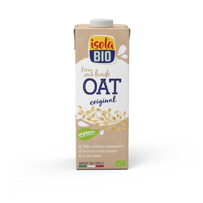 Isola Bio 100% Organic Oat Original Plant Based Milk 1L