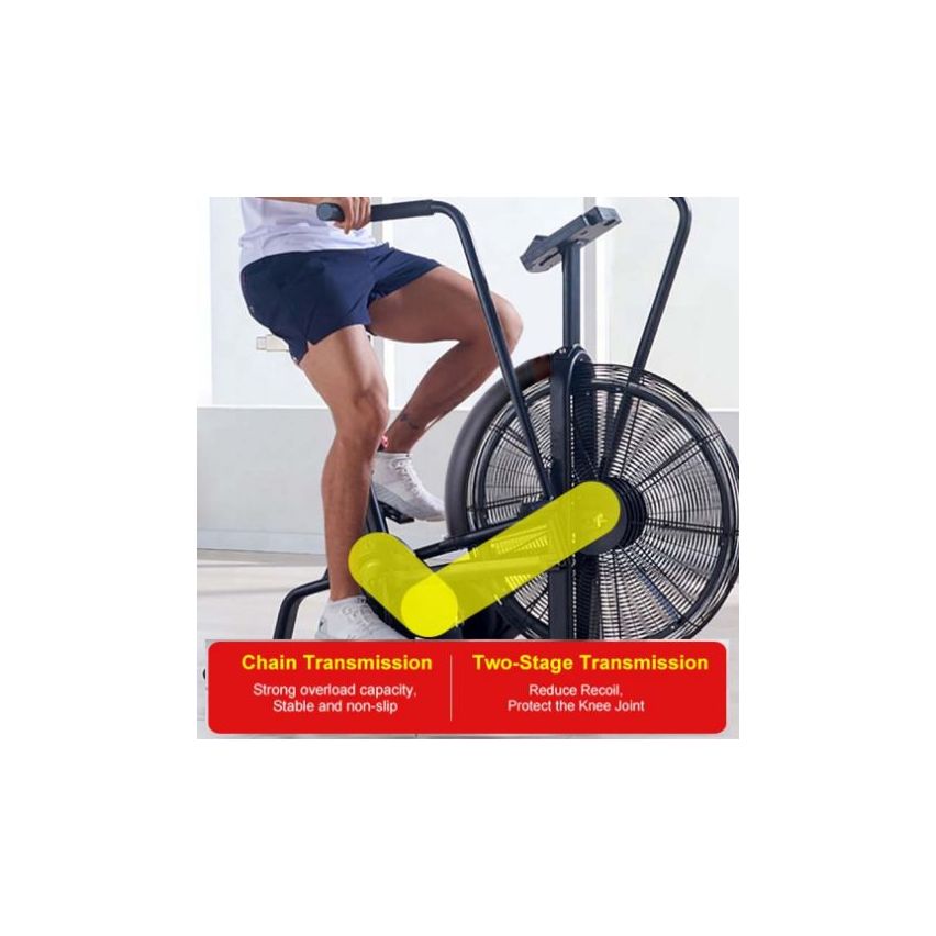 Sparnod Fitness SAB-09 Sturdy Commercial Air Bike For Home Use