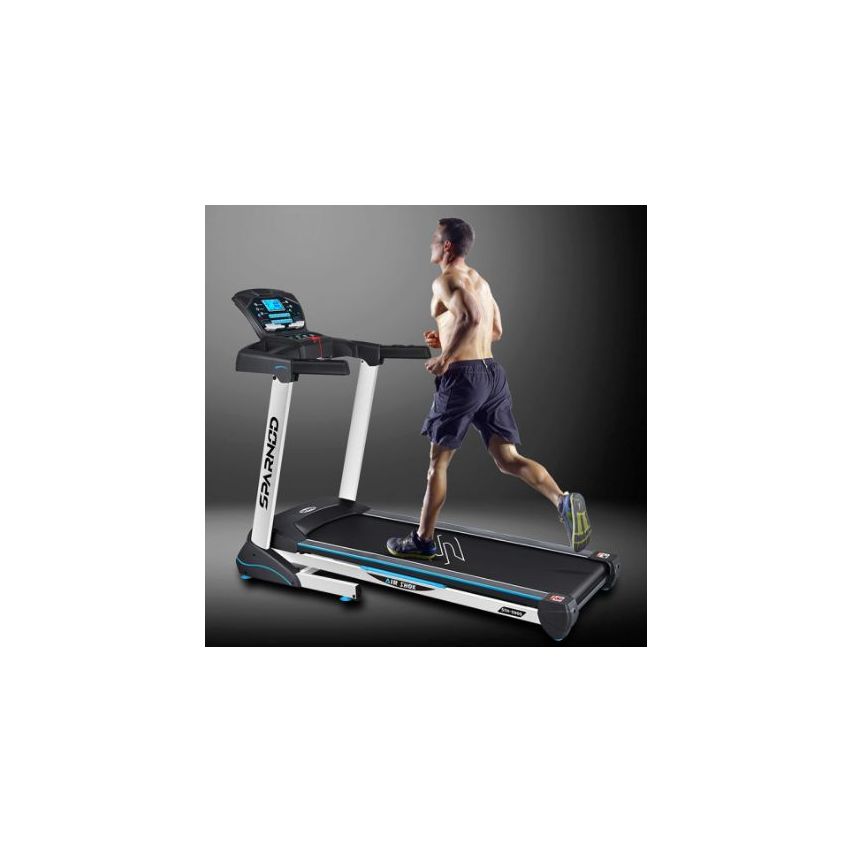 Sparnod Fitness STH-5900 (3 Hp Dc Motor) Heavy Duty Home Use Treadmill With Air Shocks