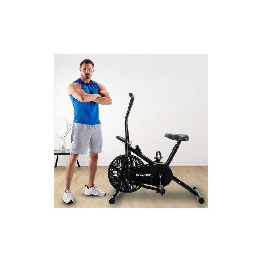 Sparnod Fitness SAB-06 Moving Handle Bar Exercise Bike / Air Bike