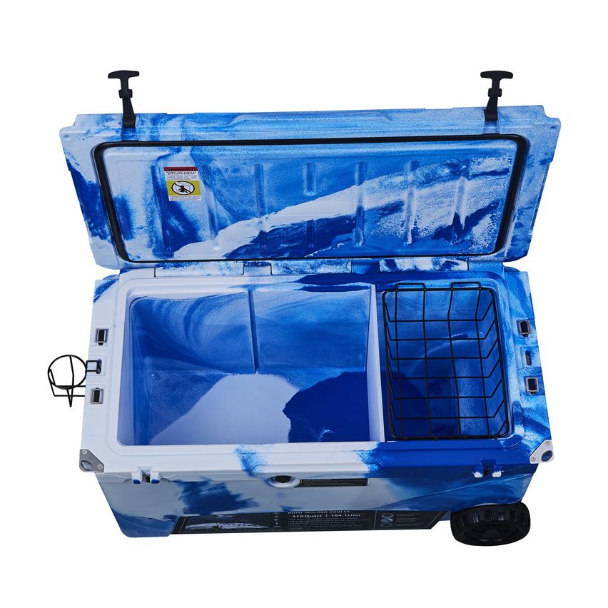 Kuer Cooler - 45QT 42.6 liters, Blue Camo Color