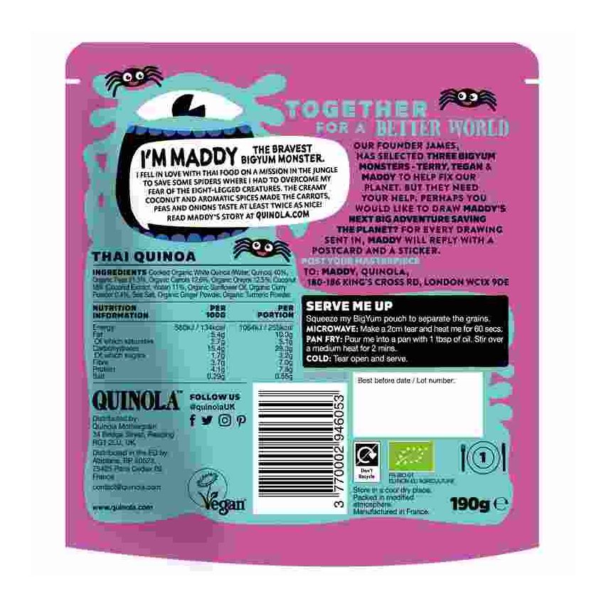 Quinola Mothergrain Organic Thai Quinola Kids 150g