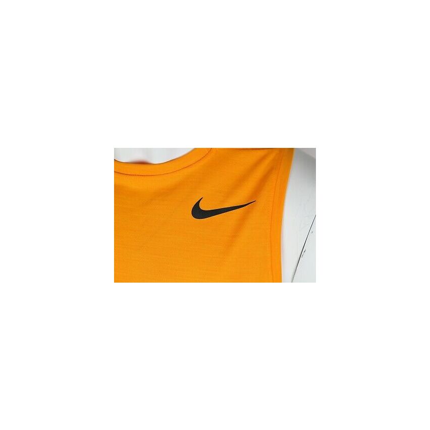 Nike's Men Dri Fit Breathe Tank Top Orange, Size L