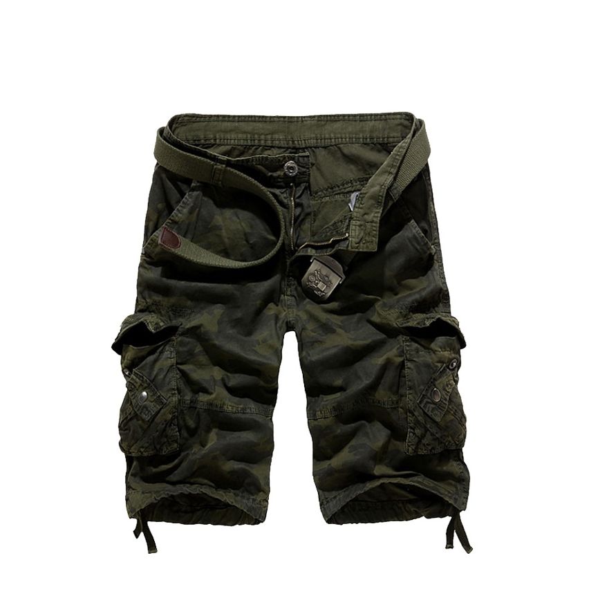 Multi Color Fashionable Camo Men Shorts 