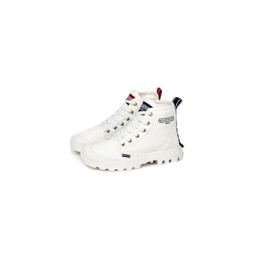 Palladium Pampa Hi Dare French Star White Shoes