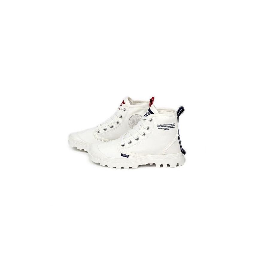 Palladium Pampa Hi Dare French Star White Shoes