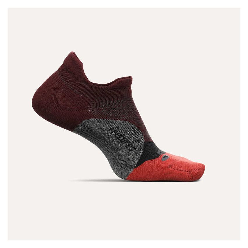 Feetures Women's  Elite Light Cushion socks No Show Tab-Sea Ice